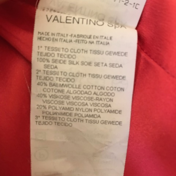 Valentino Orange Red Mini Summer Dress - Picture 8 of 8